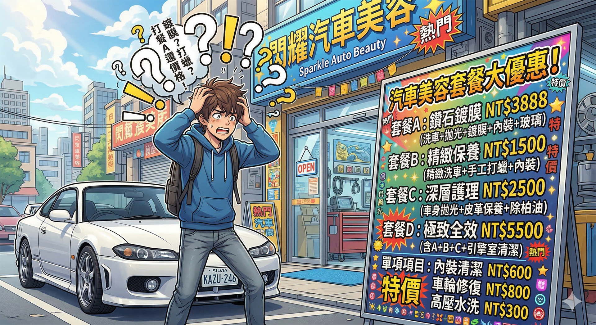 2026 汽車美容價格行情總整理：洗車、打蠟、鍍膜合理費用與專業藥劑配方解析