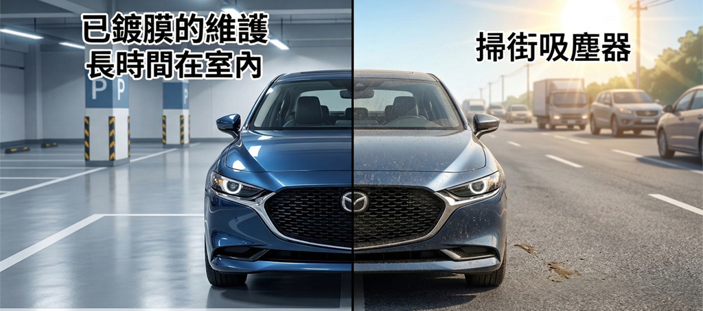 已鍍膜維護 vs 掃街吸塵器